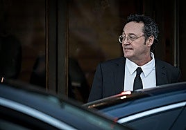 El fiscal general del Estado, Álvaro García Ortiz, a su salida del Tribunal Supremo.