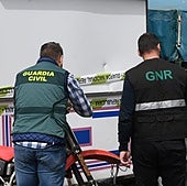 Tres arrestados en Cáceres por robar cobre y vehículos que desguazaban en Portugal