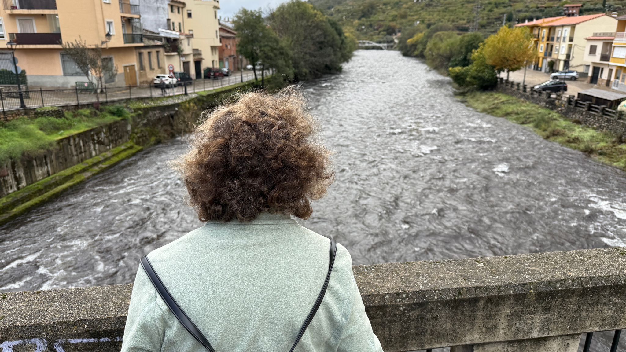 Fotos | Crecida del río Jerte a su paso por Navaconcejo