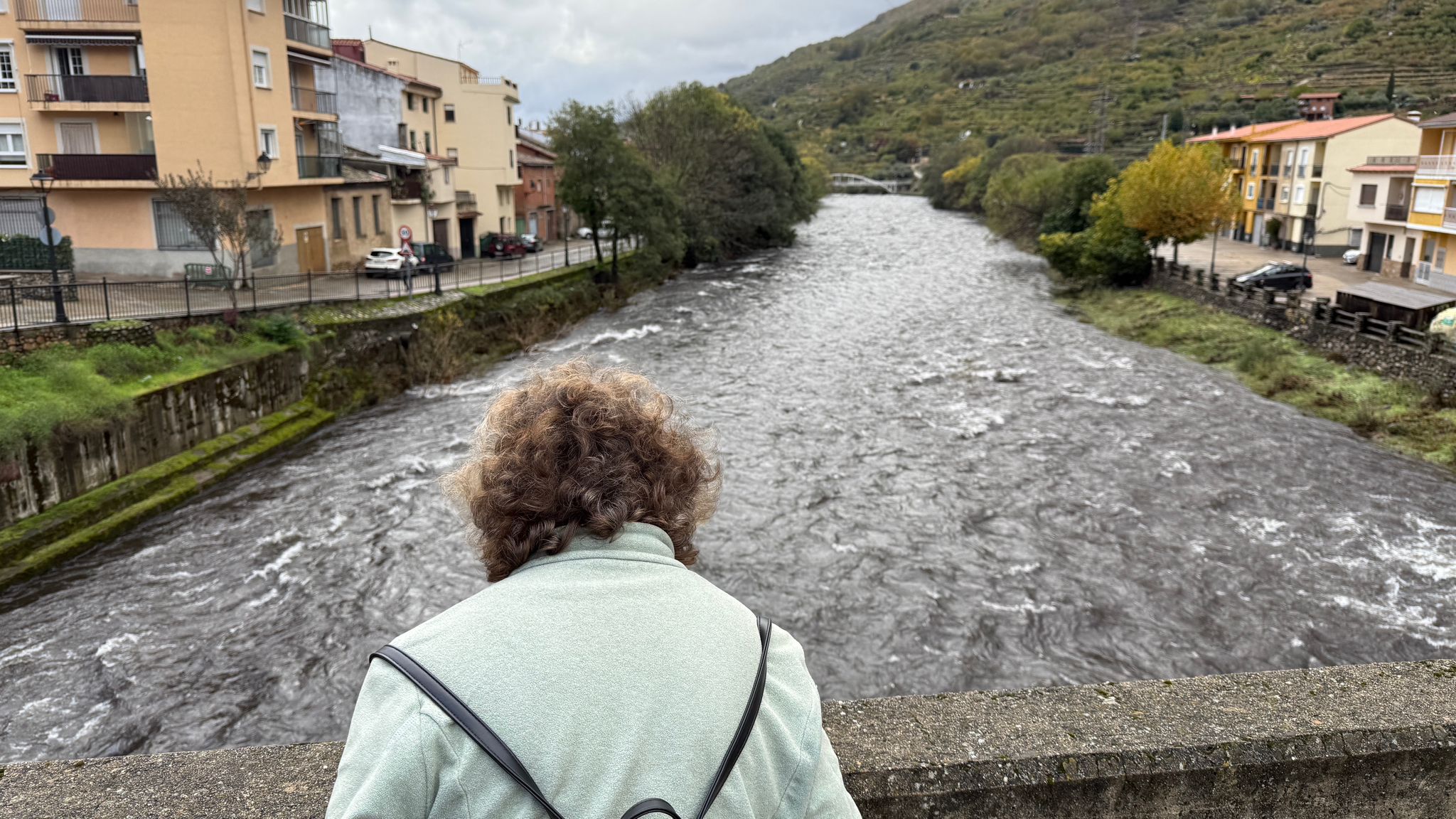 Fotos | Crecida del río Jerte a su paso por Navaconcejo