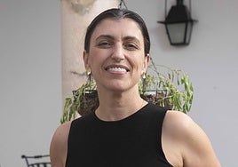 María José Trinidad, en el Parador de Turismo de Mérida .