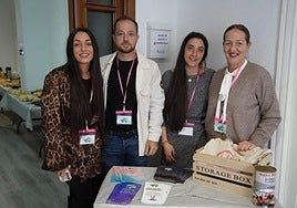 Representantes de Apoyat durante esta jornada.