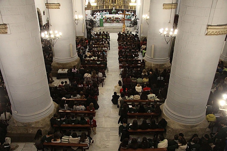 Cerca de 1.500 jóvenes celebraron en Villafranca la Jornada Diocesana de la Juventud