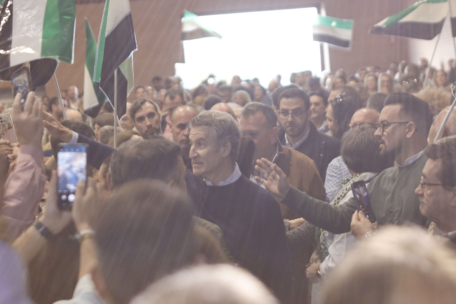 Así ha sido el acto de Feijóo y Guardiola en Lobón