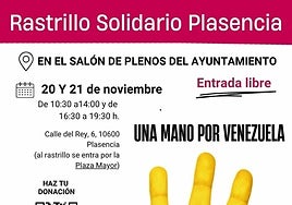 El salón de plenos de Plasencia acoge un rastrillo  a favor de mujeres vulnerables