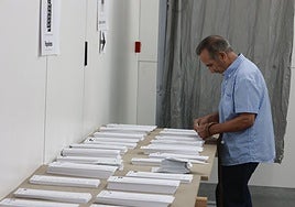 Jornada de votación en Cáceres en las europeas del pasado año, las últimas elecciones celebradas en Extremadura.