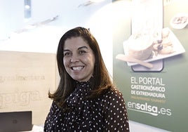 Rocío Morales, secretaria general de Caja Rural, este viernes en Ifeba en la Feria Espiga.