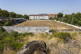 El campo de fútbol del Mundial-82 lleva en desuso más de cinco años.