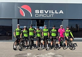 El equipo dombenitense del Tany Nature en el nuevo Sevilla Circuit.
