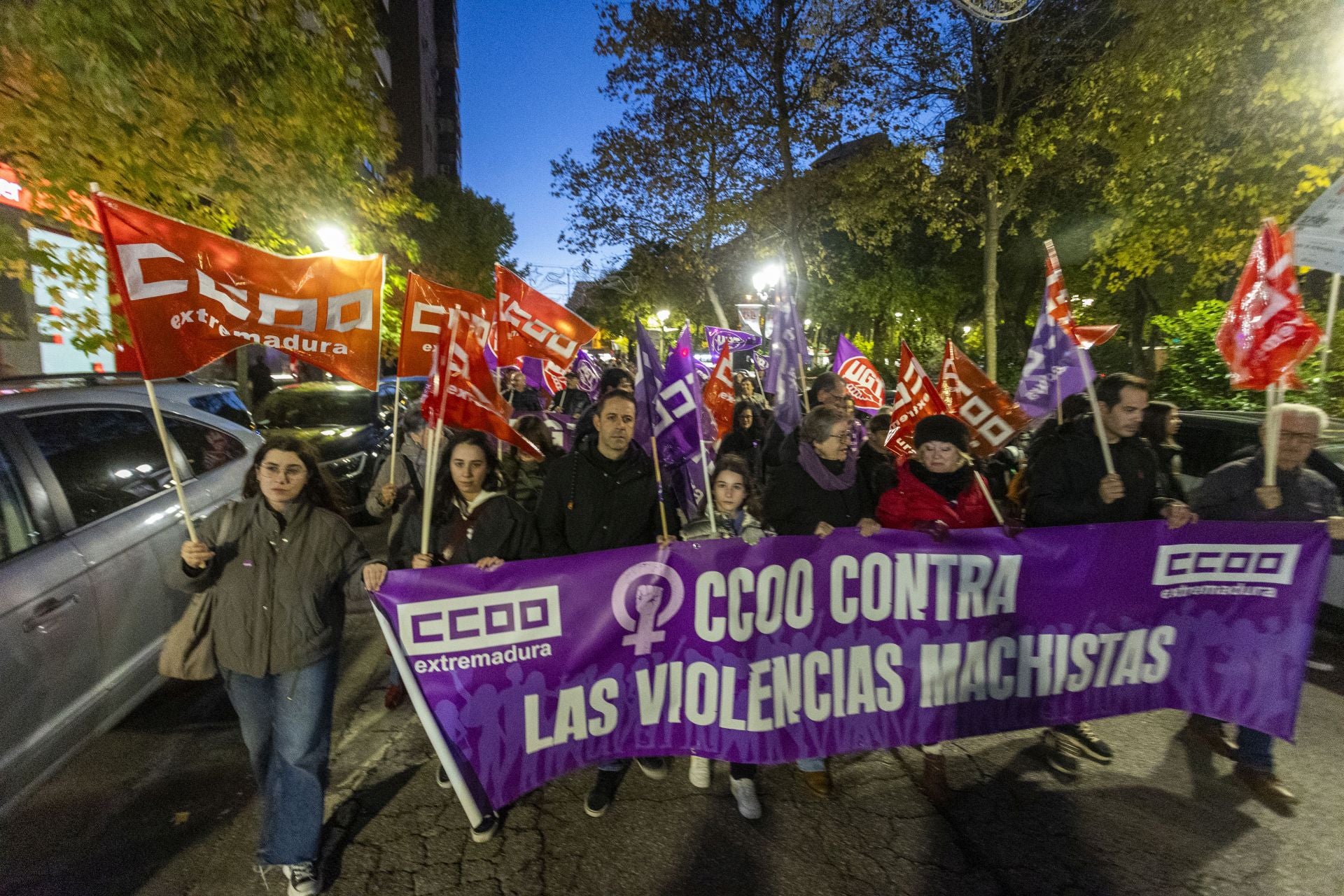 Manifestación en Cáceres