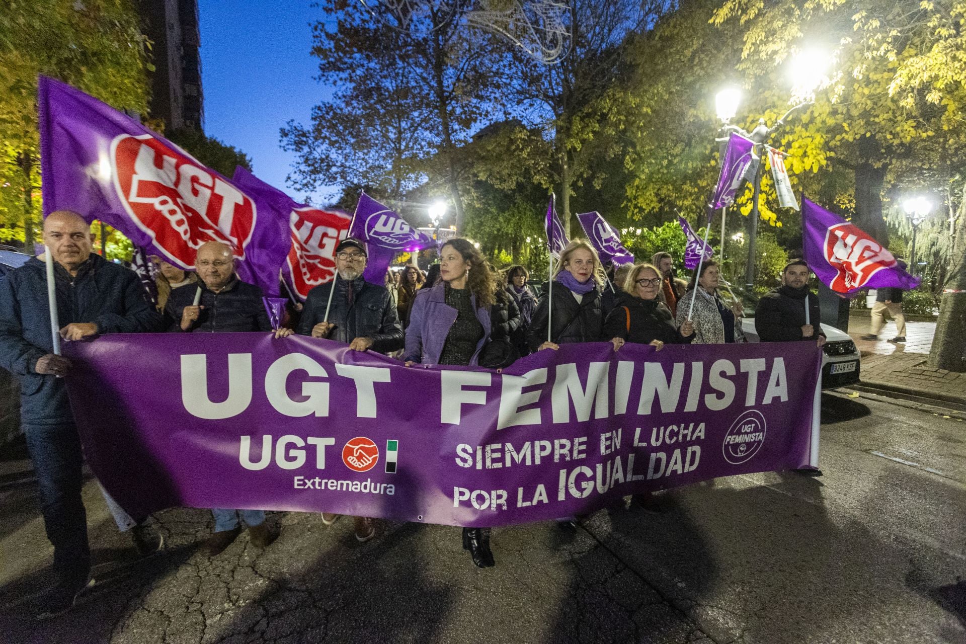 Manifestación en Cáceres