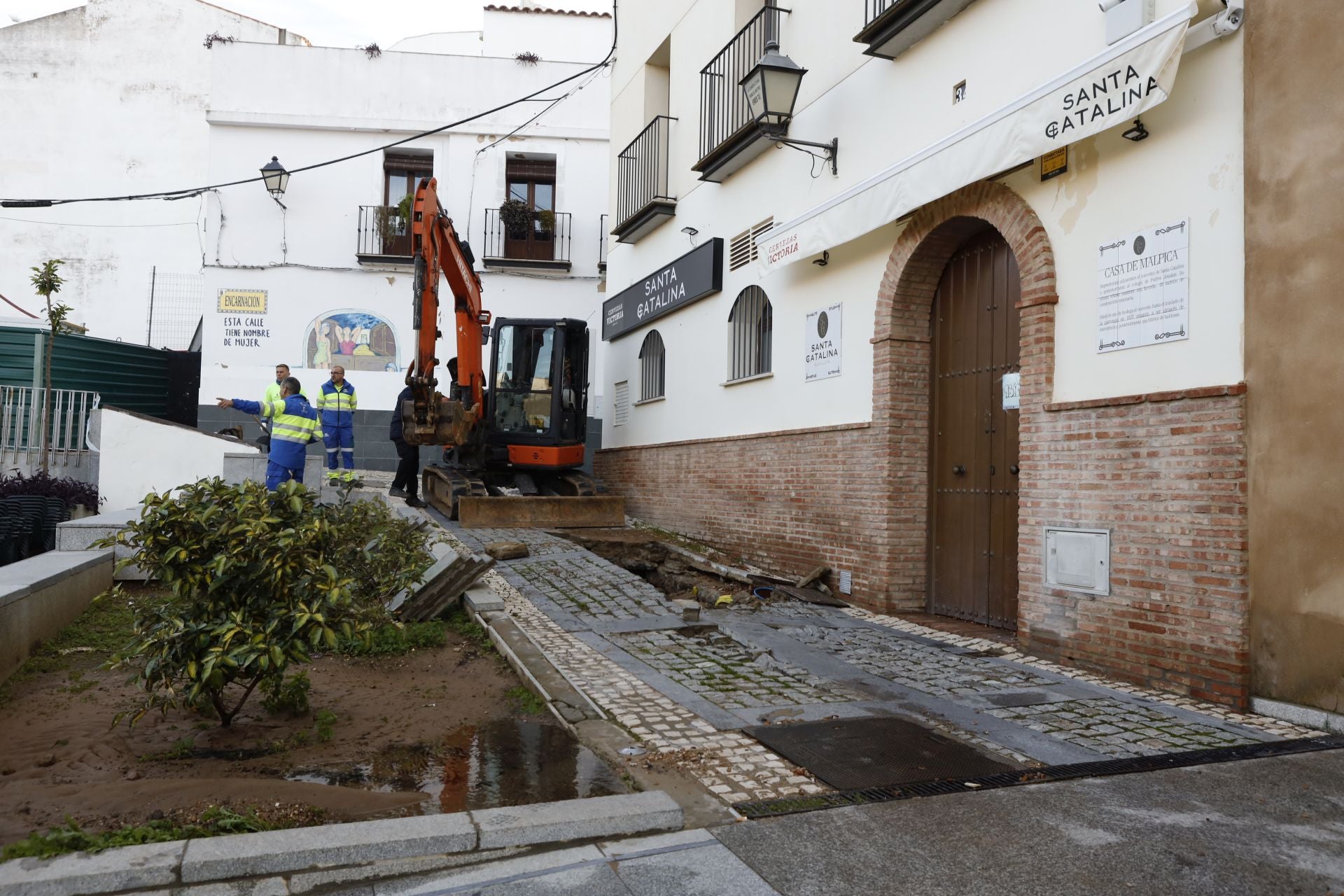 La inundación del Museo Luis de Morales de Badajoz, en imágenes