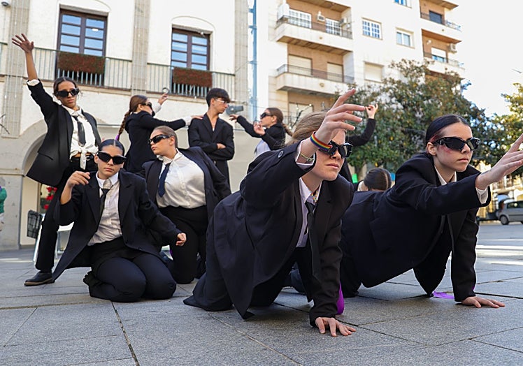 Concentración en Villanueva de la Serena.