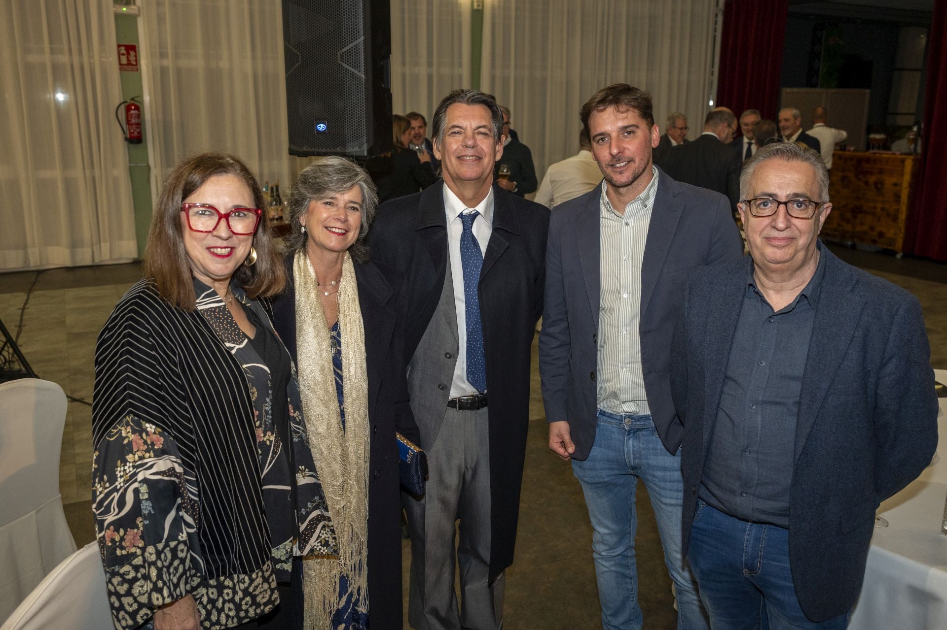 Mercedes Morán, Carmen Vidal, Enrique Rialba, Óscar Llanos e Ignacio Huerta.