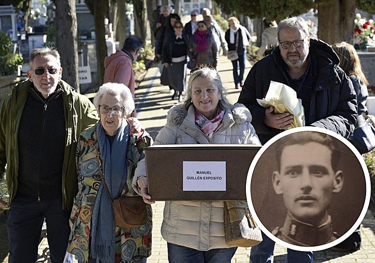 Los restos de Manuel vuelven a casa 84 años después: «Mami, aquí está tu padre, lo hemos conseguido»