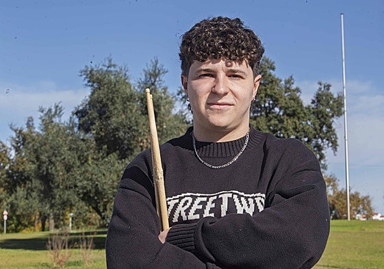 Manu Oliva esta semana en Mérida durante un descanso de la trepidante gira 'Verbena en vena'.