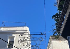 Iluminación en la calle Francisco Pizarro.