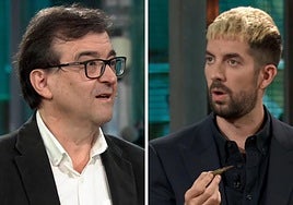 Javier Cercas junto a David Broncano