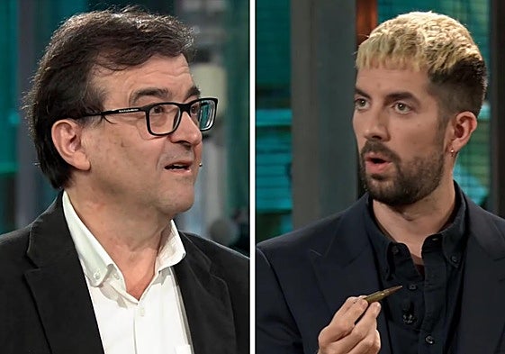 Javier Cercas junto a David Broncano