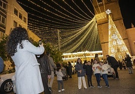 Así luce Badajoz tras el encendido navideño