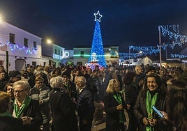 La decoración navideña abarrota Sagrajas de visitantes