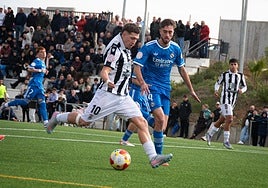 Jairo Bas anotó el 1-0 para el Badajoz ante el Real Madrid.