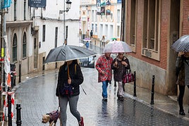 Dos frentes atravesarán Extremadura y dejarán lluvias generalizadas pero débiles este martes