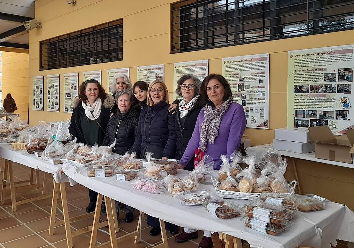 Venta de dulces el año pasado en la parroquia Virgen de Guadalupe.