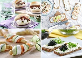 Canapés para nochebuena y navidad