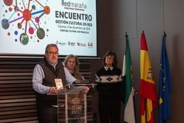 Alberto Ortega, ayer en el I Encuentro de la Red Maraña.