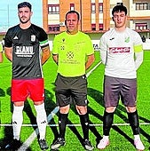 Los capitanes de Moraleja y UPP.