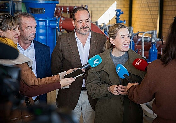 Un momento de la visita a Monterrubio.