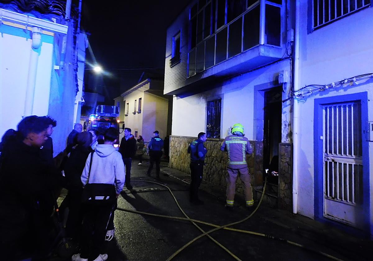 La vivienda siniestrada se encuentra en la calle Murillo