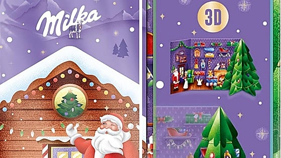 Sanidad retira este calendario de adviento de Milka por un error en su etiquetado: no está en español