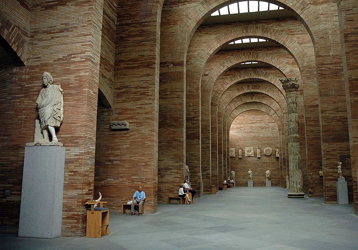 Nave central del Museo Nacional de Arte Romano de Mérida.
