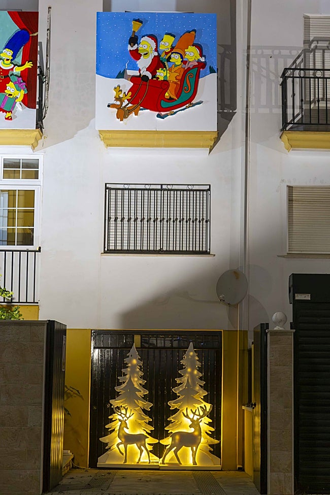 Iluminación en una vivienda de la calle Cristina.
