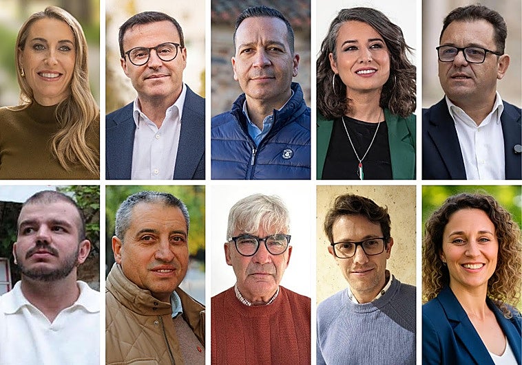 Estos son los candidatos a presidir la Junta de Extremadura