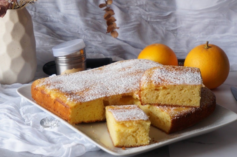 Bizcocho casero de naranja