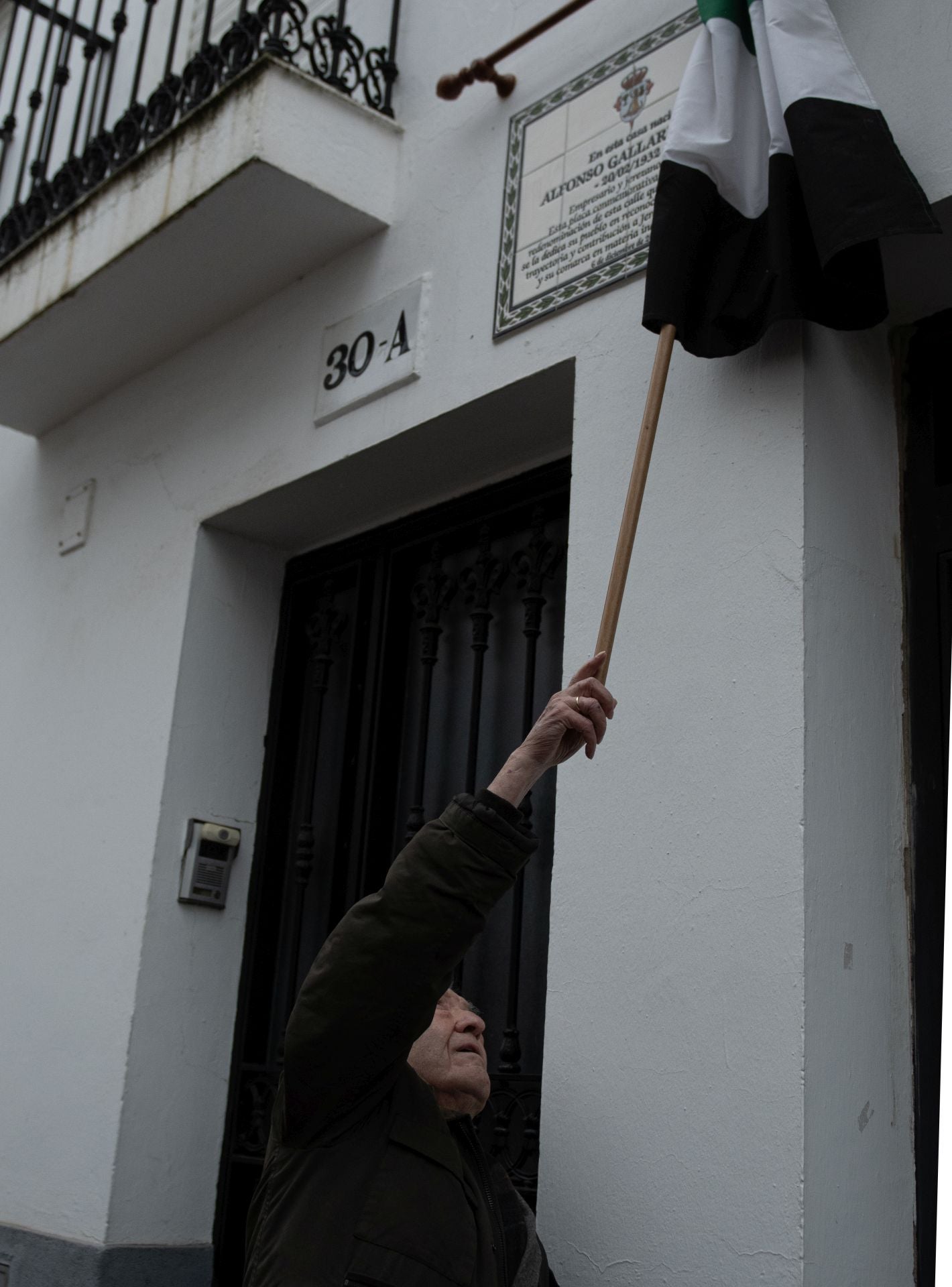 Inauguración de la calle con el nombre de Alfonso Gallardo