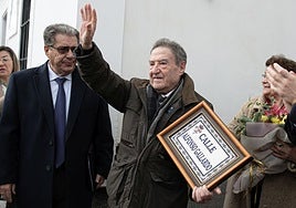 Inauguración de la calle con el nombre de Alfonso Gallardo