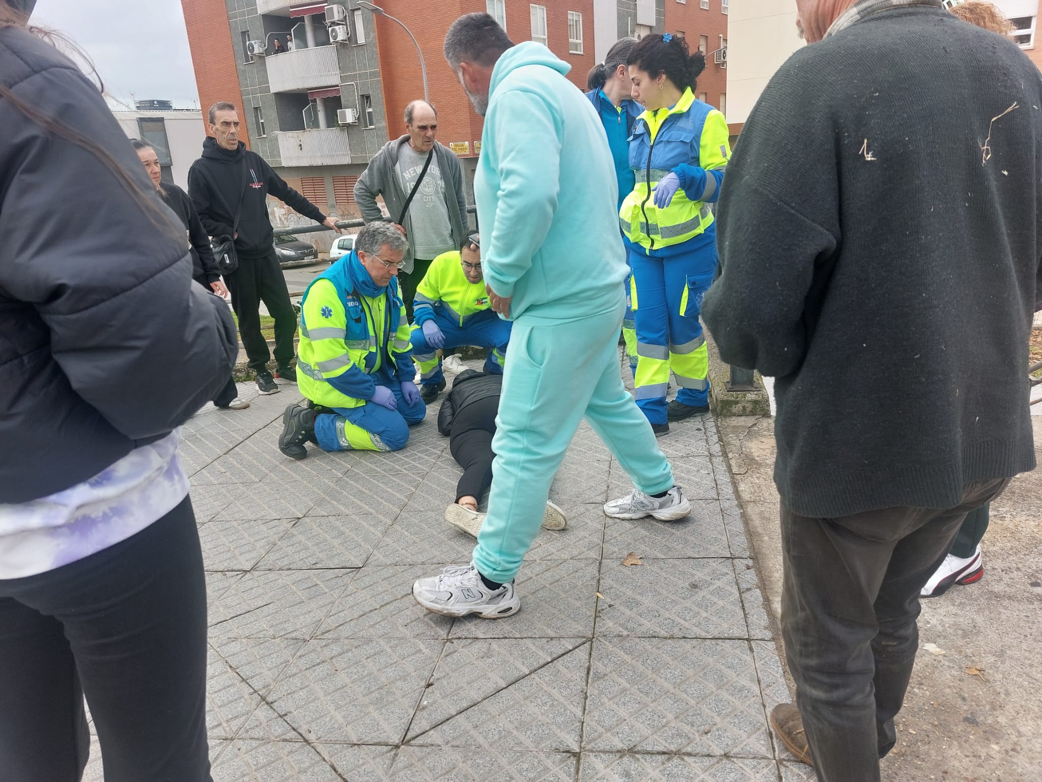Herida una mujer en un accidente de patinete en Badajoz
