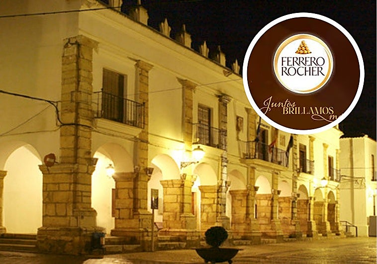 Fuente del Maestre, finalista para brillar con Ferrero Rocher: así puedes conseguir que se ilumine