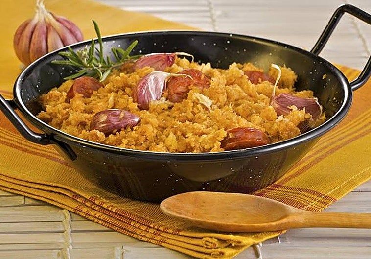 Migas extremeñas tradicionales