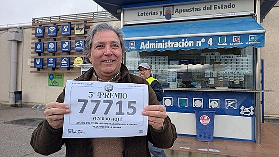 Lluvia de premios en Extremadura con el 77715