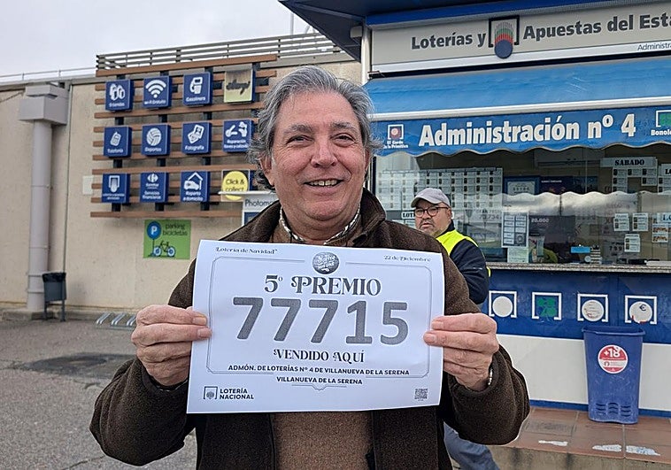 Lluvia de premios en Extremadura con el 77715