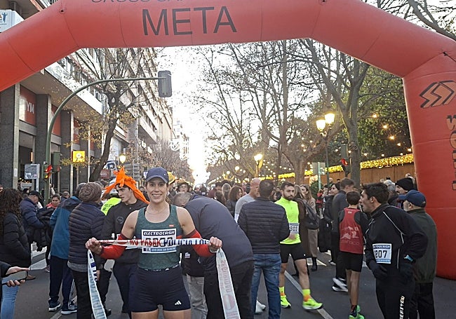 La cacereña Alba Holguín, ganadora en categoría femenina.