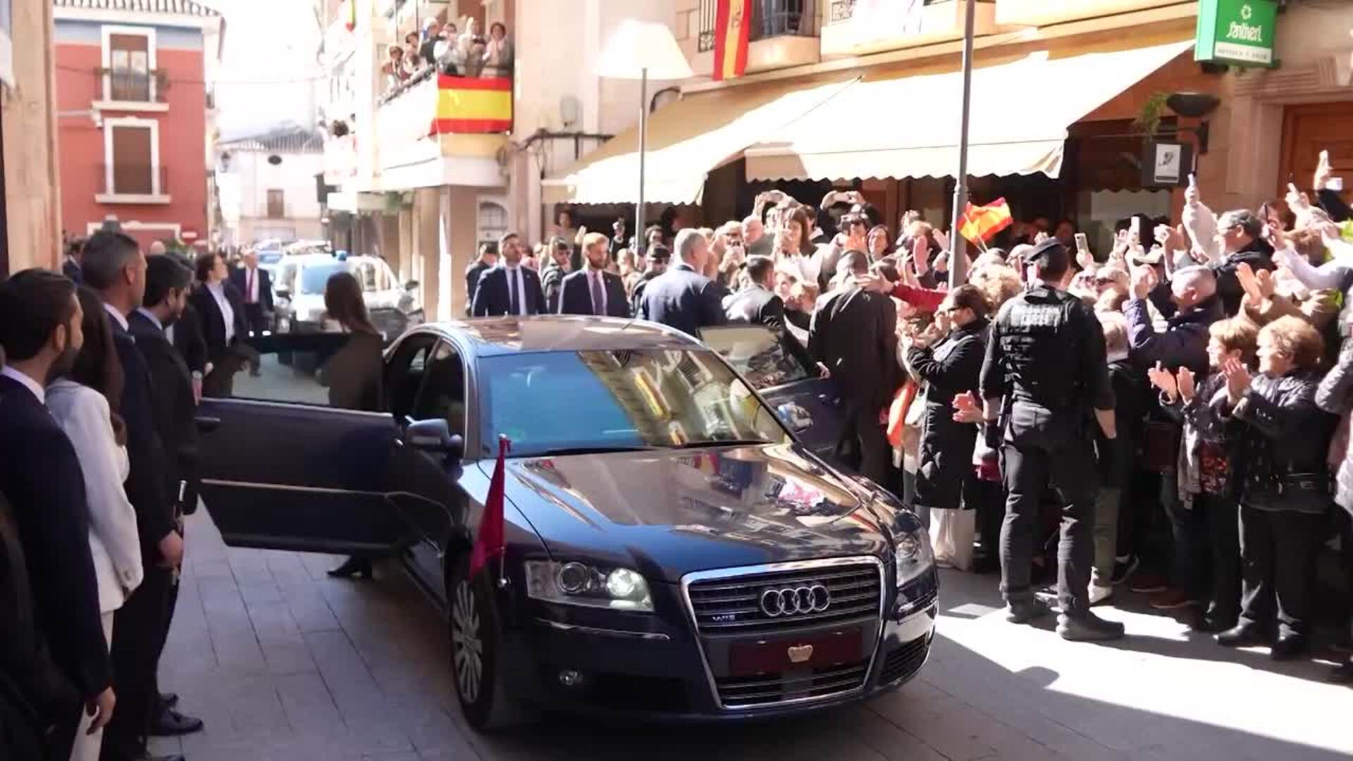 Los Reyes triunfan en su visita a Caravaca de la Cruz (Murcia) por el Año Jubilar