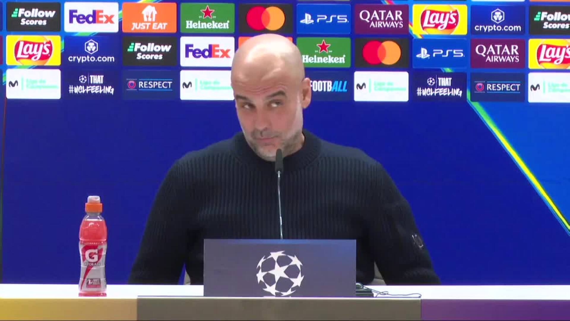 Guardiola asegura que en el 'fuck off' de Bellingham "lo importante es la intención"