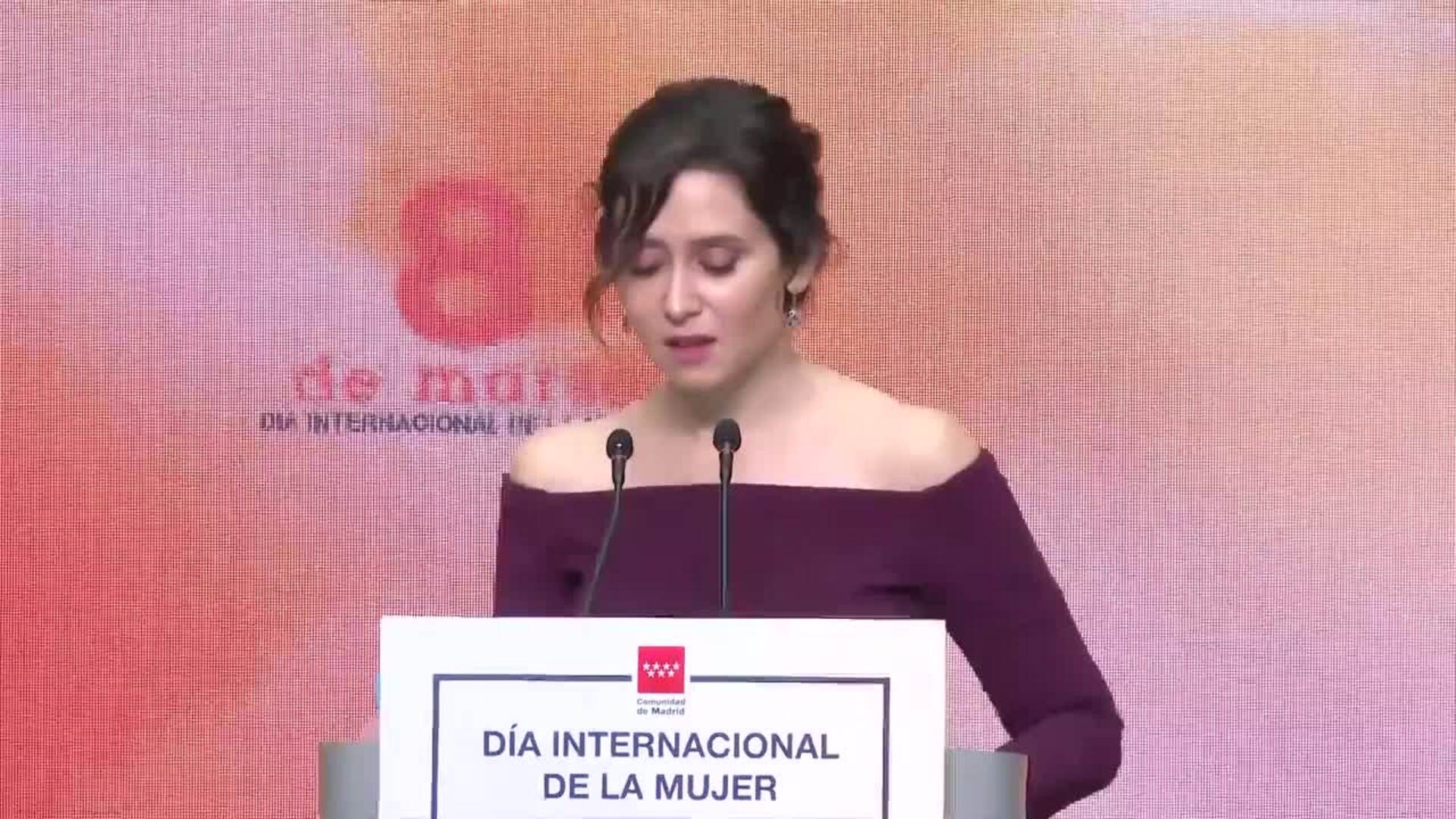 Ayuso critica que se quieran 