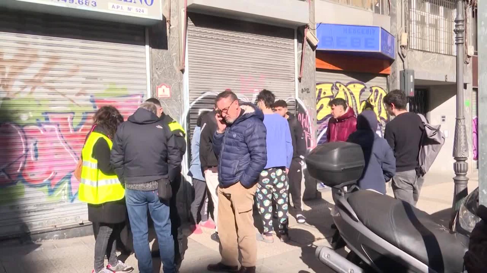 Evacuadas siete personas por el incendio de vivienda en Bilbao, en el que ha muerto una mujer